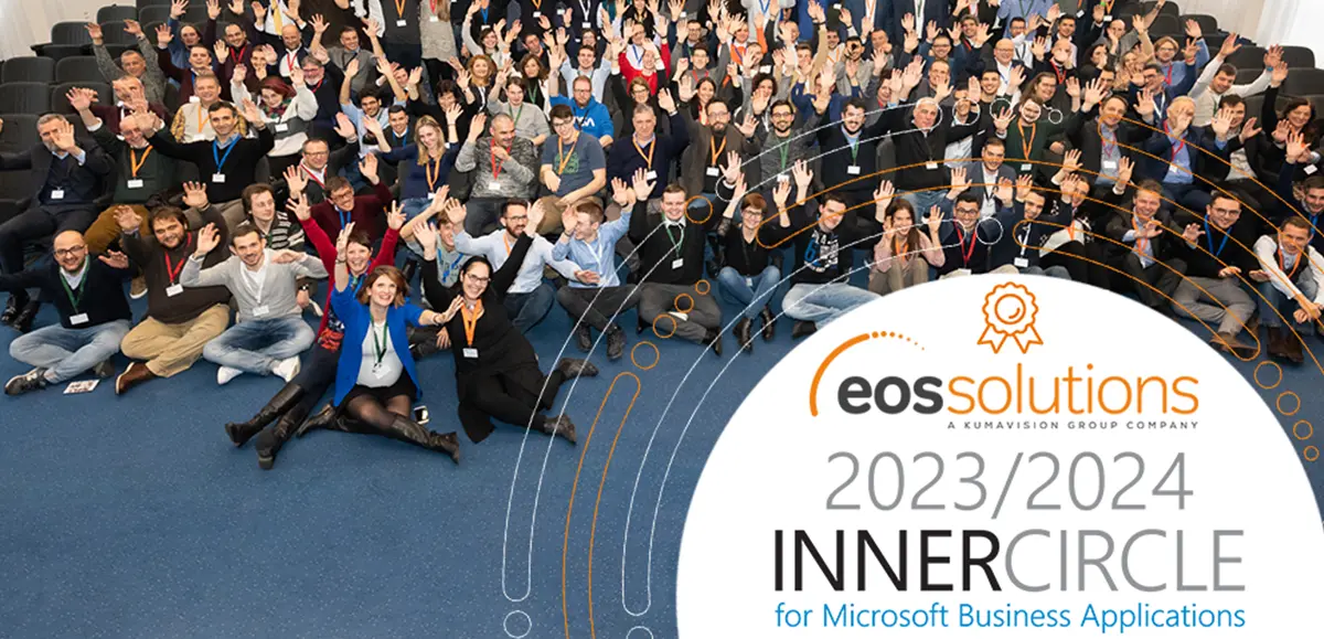 EOS Solutions im 2023/2024 Inner Circle for Microsoft Business Applications