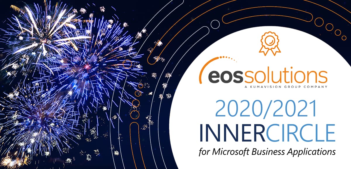 EOS Solutions nell'Inner Circle for Microsoft Business Applications 2020/2021